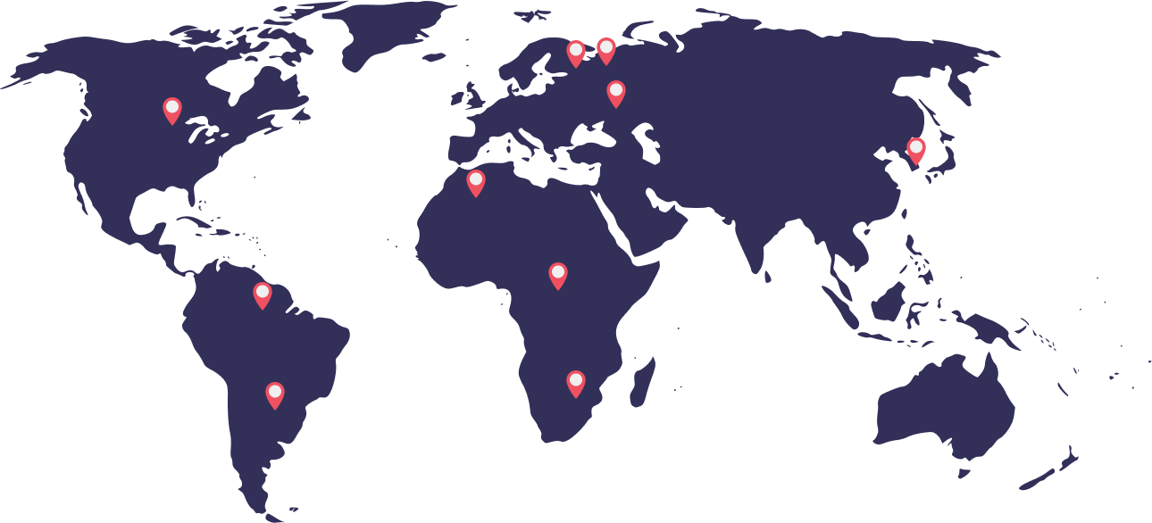 Background world map