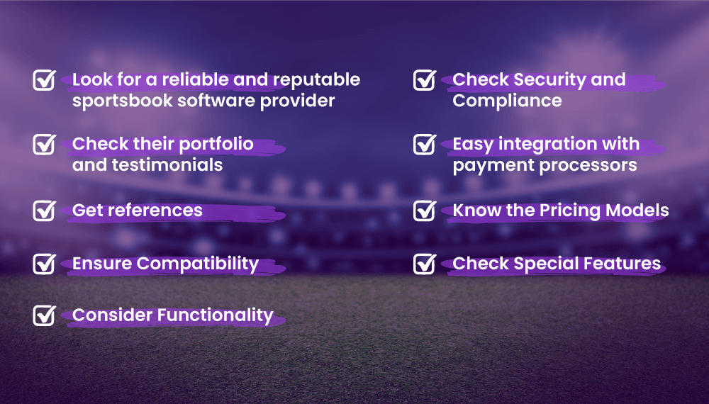 Things to Consider While Choosing a White Label Sportsbook Software Provider
