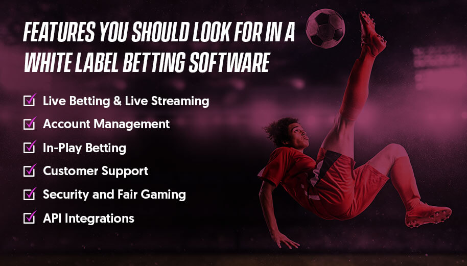 Important Features in White Label Betting Software