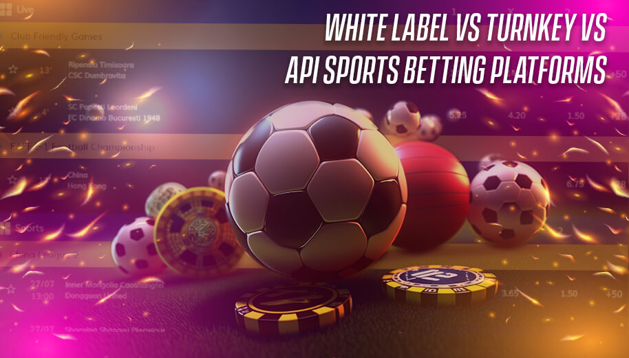 White Label vs Turnkey vs API Sports Betting Platforms