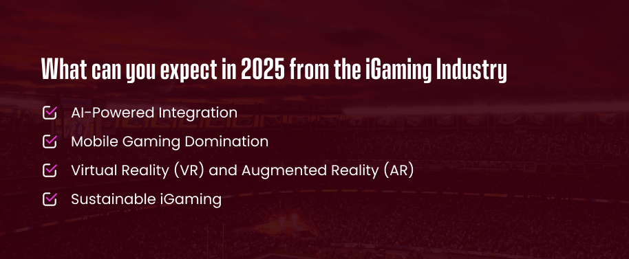 What can you expect in 2025 from the iGaming Industry